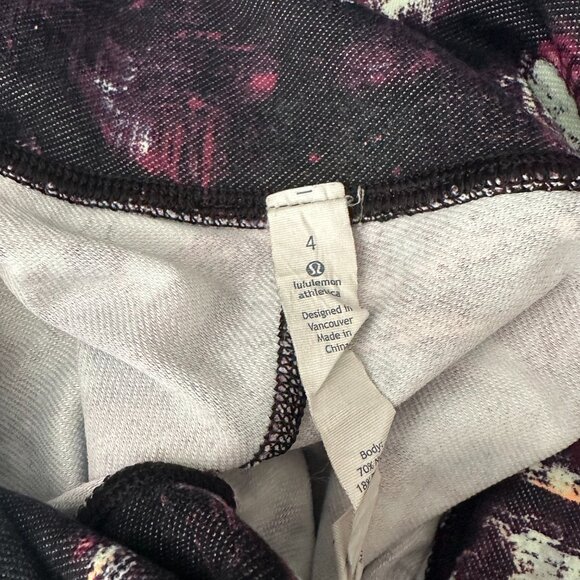 Lululemon Wunder Under Pant Legging Size 4 High Rise Kara Blossom - Picture 7 of 9